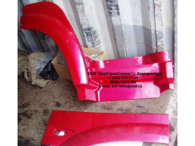 Крыло кабины со спальником красное правое H3 HOWO (ХОВО)  фото 1 Пермь