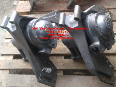 Ось балансира в сборе (нового образца NS-07, 2 стремянки) H HOWO (ХОВО) AZ9725520210 фото 1 Пермь