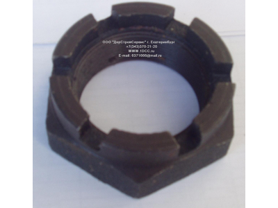 Гайка передней ступицы левая резьба (на цапфу) H2/H3 HOWO (ХОВО) AZ9100411140 фото 1 Пермь