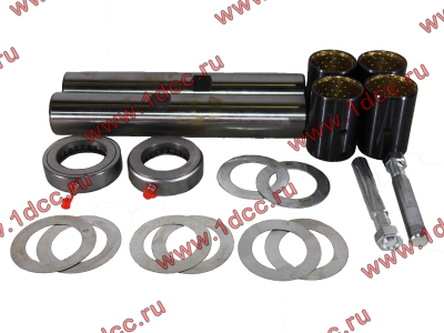 Шкворень (ремкомплект на ось) D-48, L-280 F-Амур FAW (ФАВ) 3001044-4E KIT для самосвала фото 1 Пермь