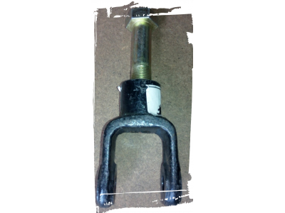 Кронштейн крепления амортизатора нижний 6х4 (вилка+болт) SH F3000 SHAANXI / Shacman (ШАНКСИ / Шакман) 81.43740.0171 фото 1 Пермь