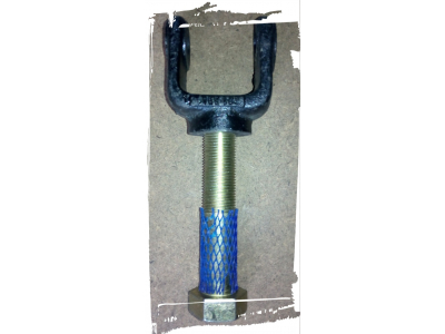 Кронштейн крепления амортизатора нижний 8х4 2-ой оси (вилка+болт) SH F3000 SHAANXI / Shacman (ШАНКСИ / Шакман) 81.43740.0145 фото 1 Пермь