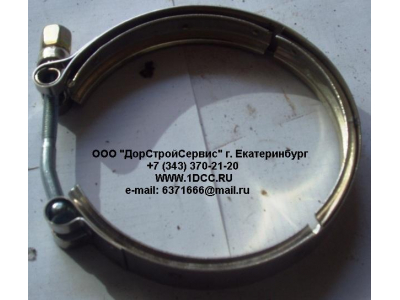 Хомут турбокомпрессора D=109 H HOWO (ХОВО)  фото 1 Пермь