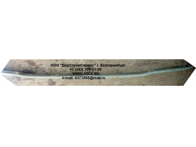 Лист задней рессоры Н.О. №01 L-1640 (изогнутый) H3 HOWO (ХОВО) WG9725520283-1 фото 1 Пермь