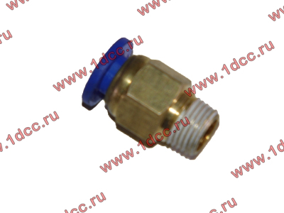 Фитинг (бронза, прямой, П конус 14) d-6 HOWO (ХОВО)  фото 1 Пермь