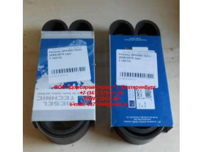 Ремень 8PK880 МAN 2688/2876 ЕВРОПА 3.34212 фото 1 Пермь